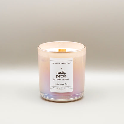 Rustic Petals 8 oz Candle