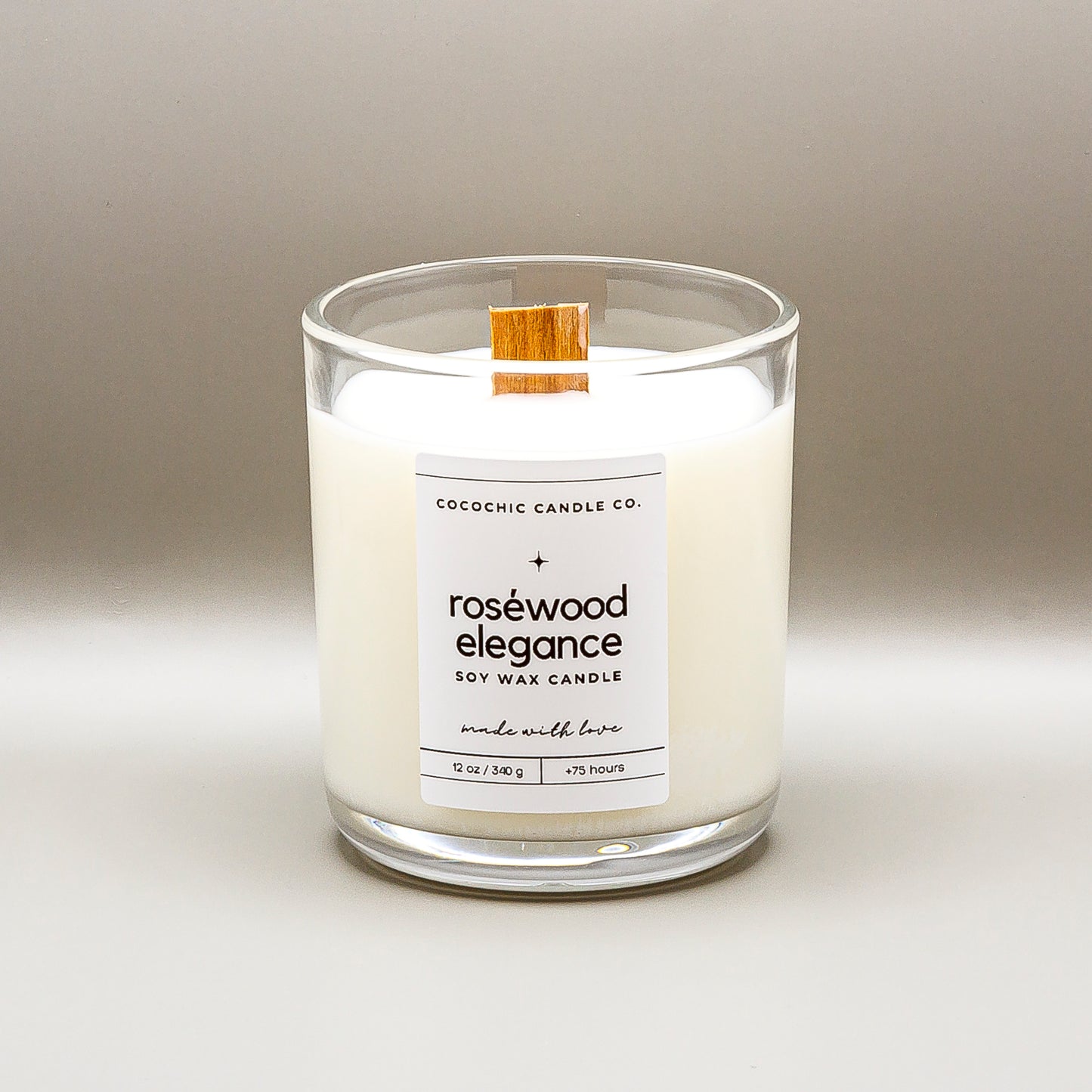 Roséwood Elegance 12 oz Candle