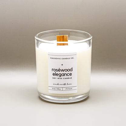 Roséwood Elegance 12 oz Candle