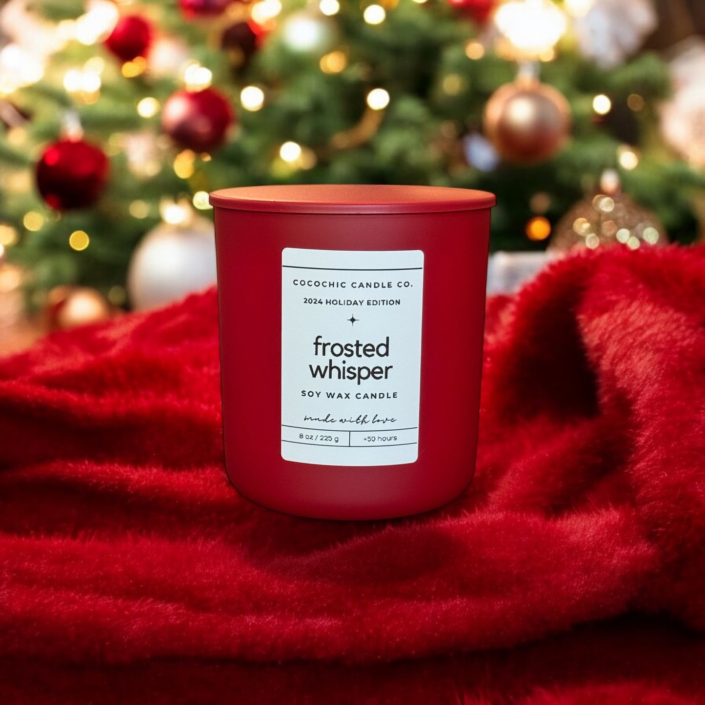 Frosted Whisper 8 oz Candle - Holiday Limited Edition