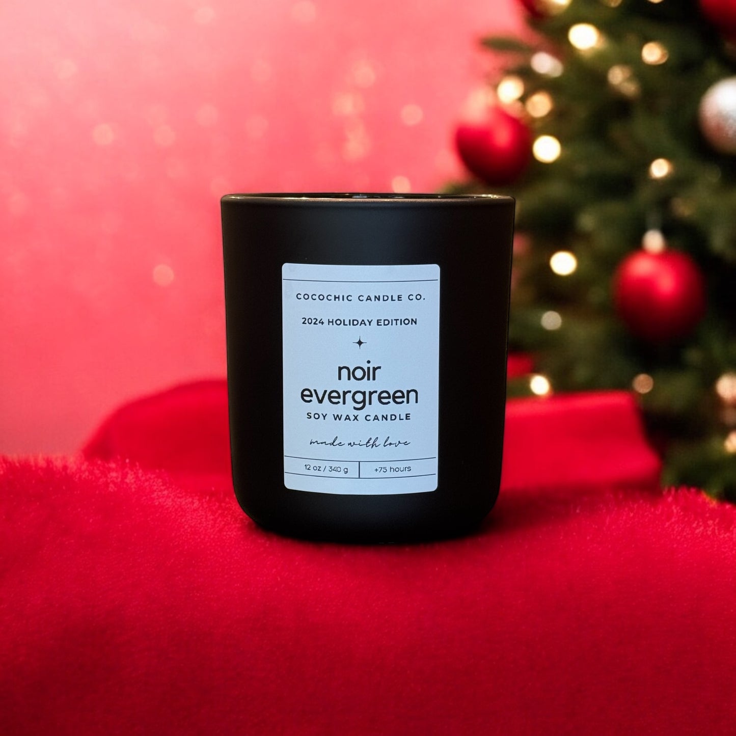 Noir Evergreen 12 oz Candle - Holiday Limited Edition