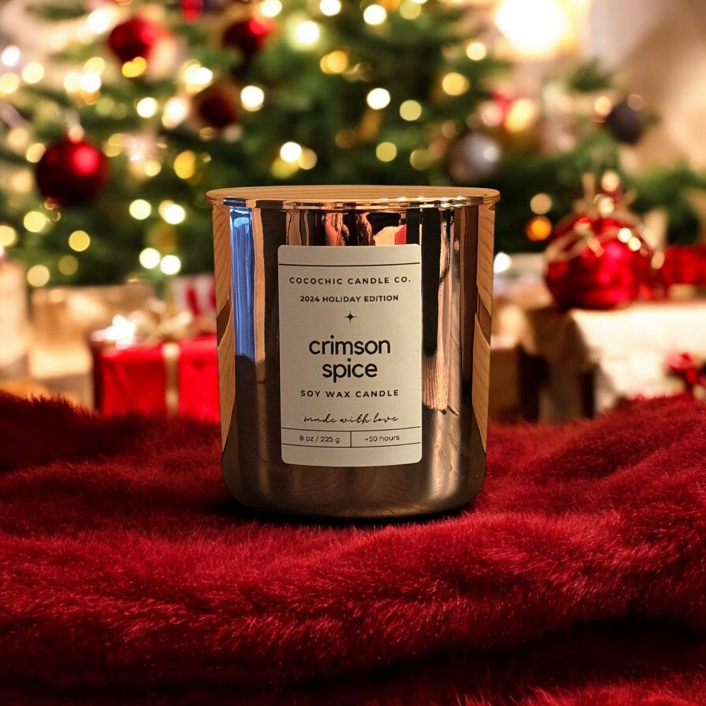 Crimson Spice 8 oz Candle - Holiday Limited Edition